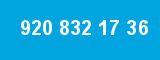920 832 17 36